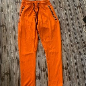 Orange sweatpants